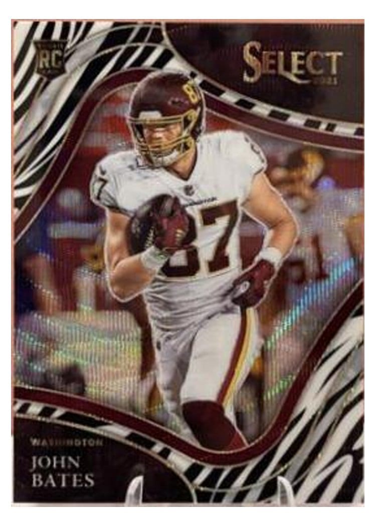2021 Panini Select Base Set John Bates #393 card