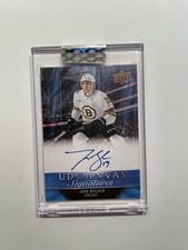 2023-24 Upper Deck Clear Cut Canvas Signatures John Beecher #CS-JB card