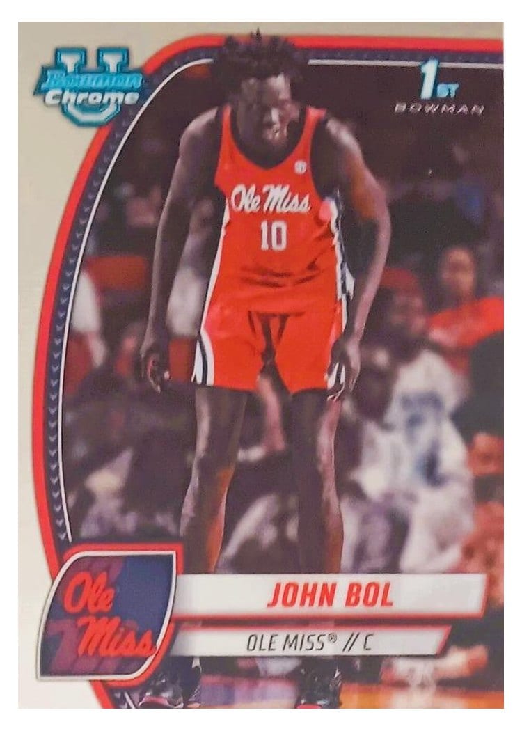 2024-25 Bowman University Chrome Base Prospects John Bol #31 card