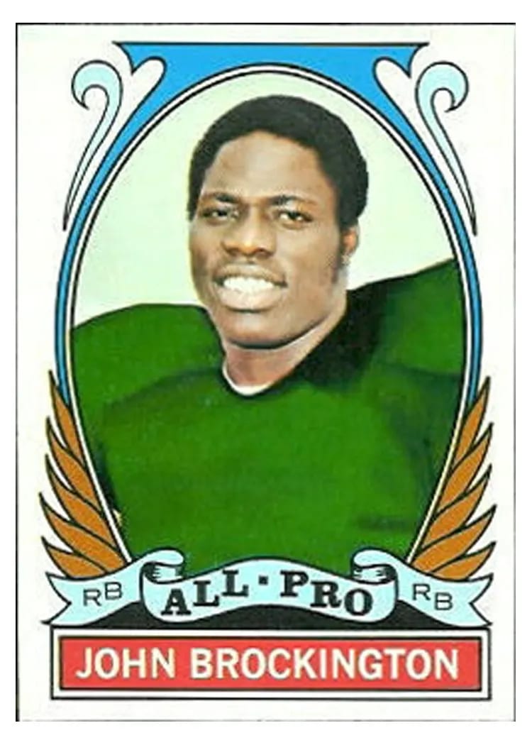 1972 Topps John Brockington All Pro #273 card