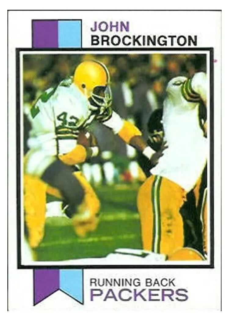 1973 Topps John Brockington #470 card