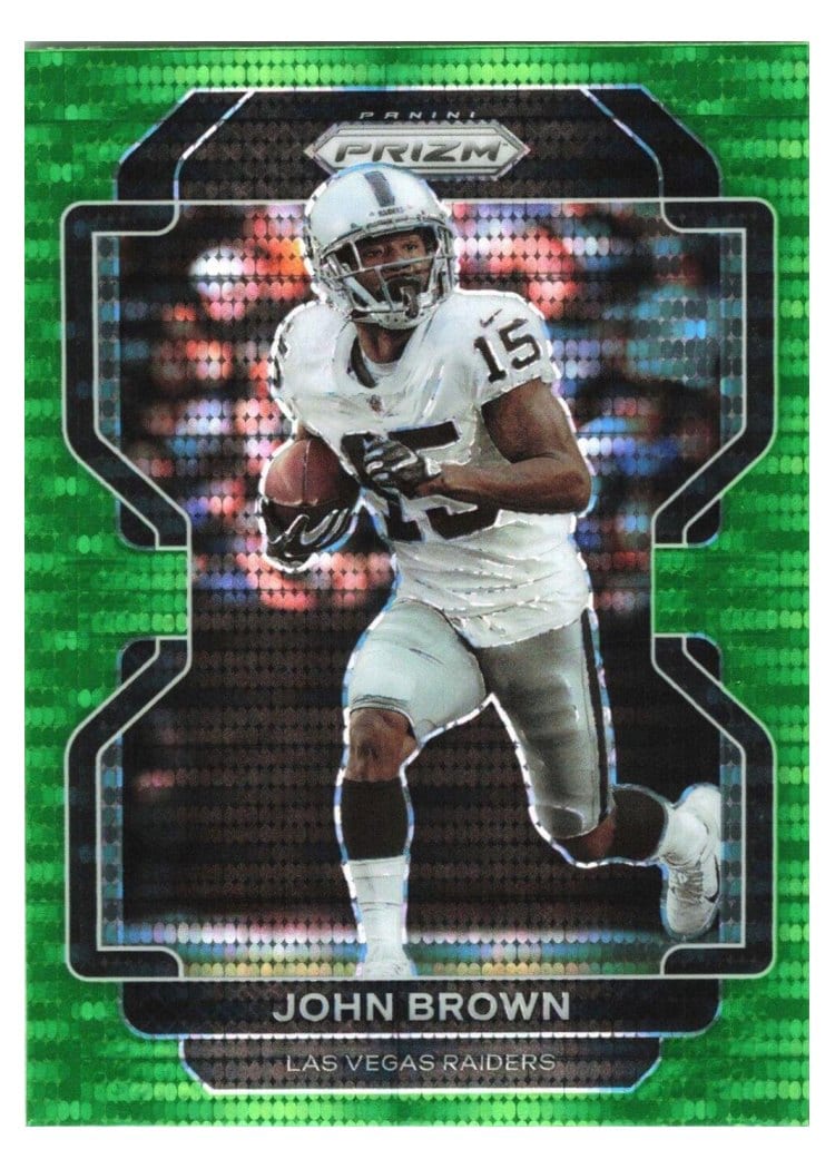 2021 Panini Prizm Base Set John Brown #177 card