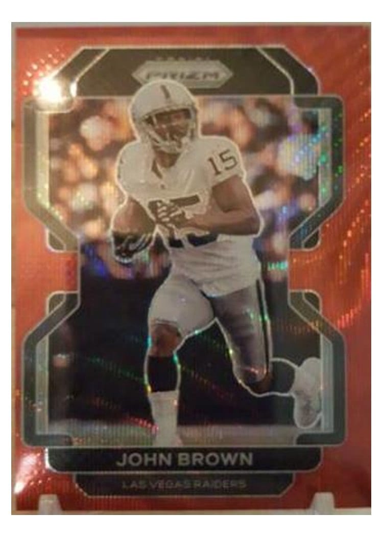 2021 Panini Prizm Base Set John Brown #177 card