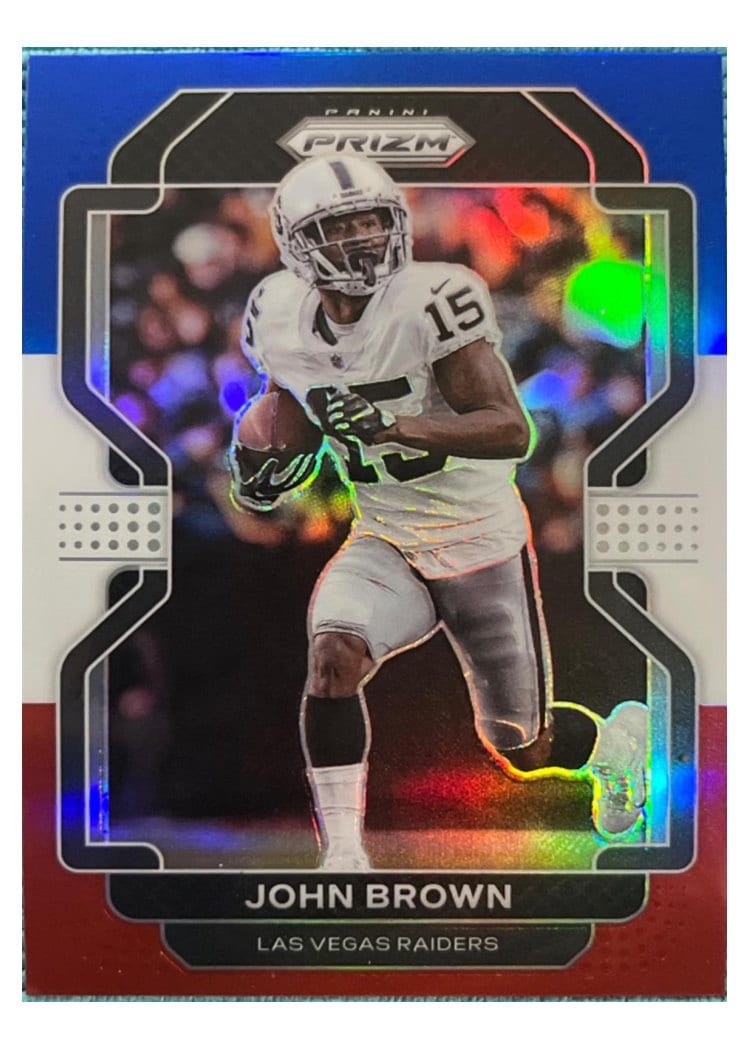 2021 Panini Prizm Base Set John Brown #177 card