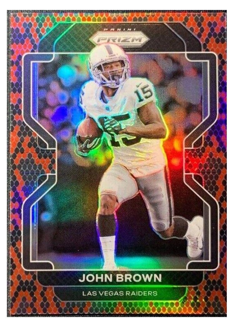 2021 Panini Prizm Base Set John Brown #177 card