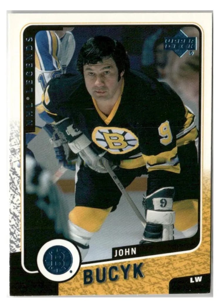 2000 Upper Deck Legends John Bucyk #8 card