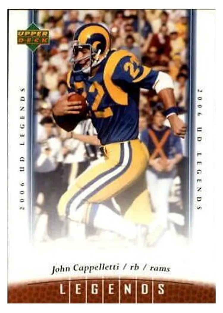 2006 Upper Deck Legends John Cappelletti #53 card