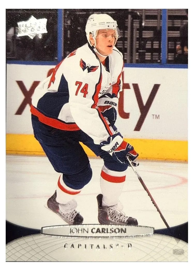 2011 Upper Deck John Carlson #12 card