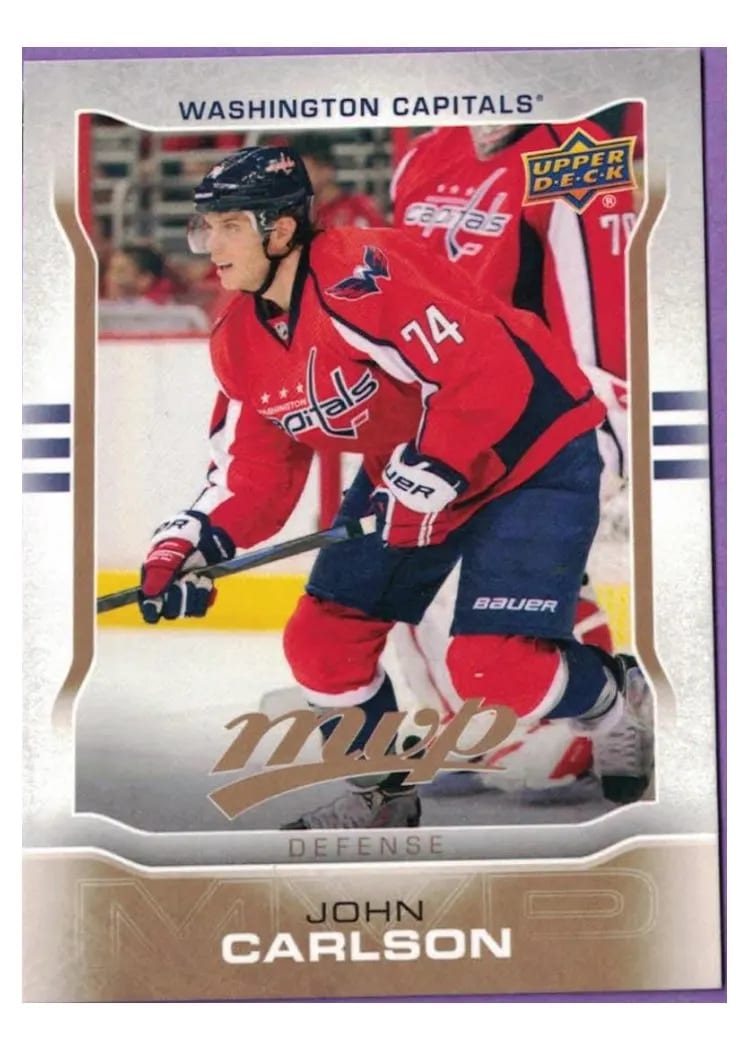2014 Upper Deck MVP John Carlson #3 card