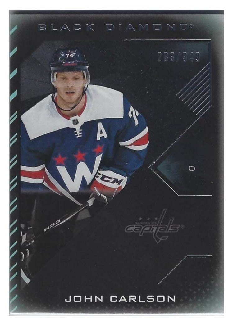 2021-22 Upper Deck Black Diamond Base Set John Carlson #BDB-CA card