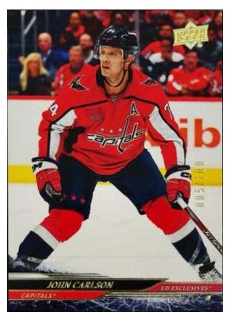 2024-25 Upper Deck Base Set John Carlson #188 card