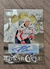 2025-26 SkyBox Metal Universe Lunar Cycle Auto John Carlson #LC-24 card