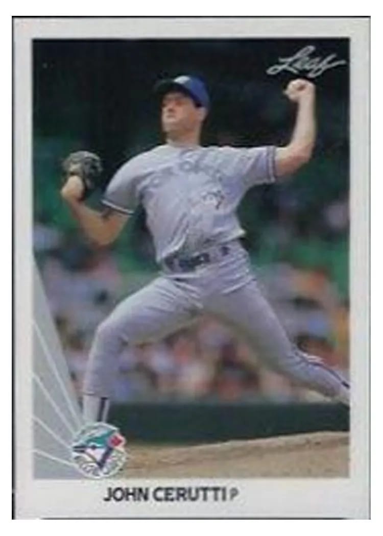 1990 Leaf John Cerutti #27 card