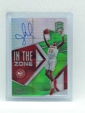 2018 Panini Spectra in the Zone Autographs John Collins #IZ-JCL card