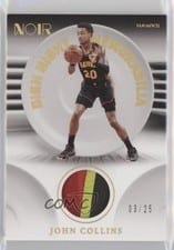 2020-21 Panini Noir Dish Night Memorabilia John Collins #DNM-JCL card