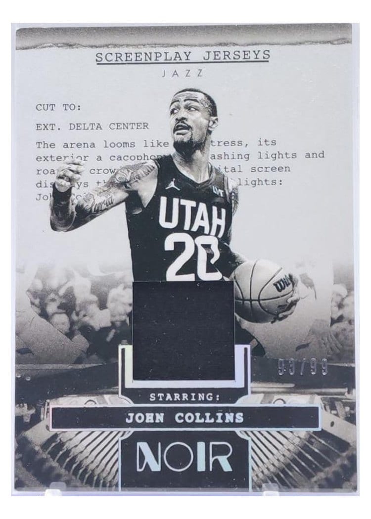 2024-25 Panini Noir Screenplay Jerseys Set John Collins #33 card