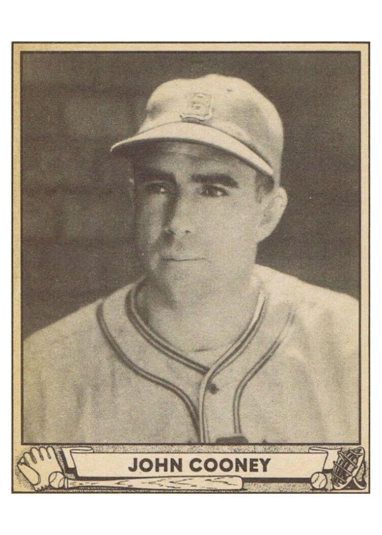1940 Play Ball John Cooney #60 card