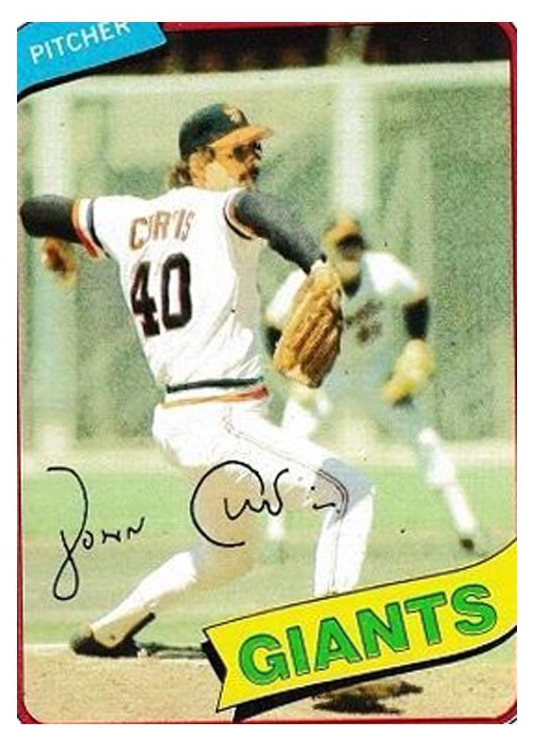1980 Topps John Curtis #12 card