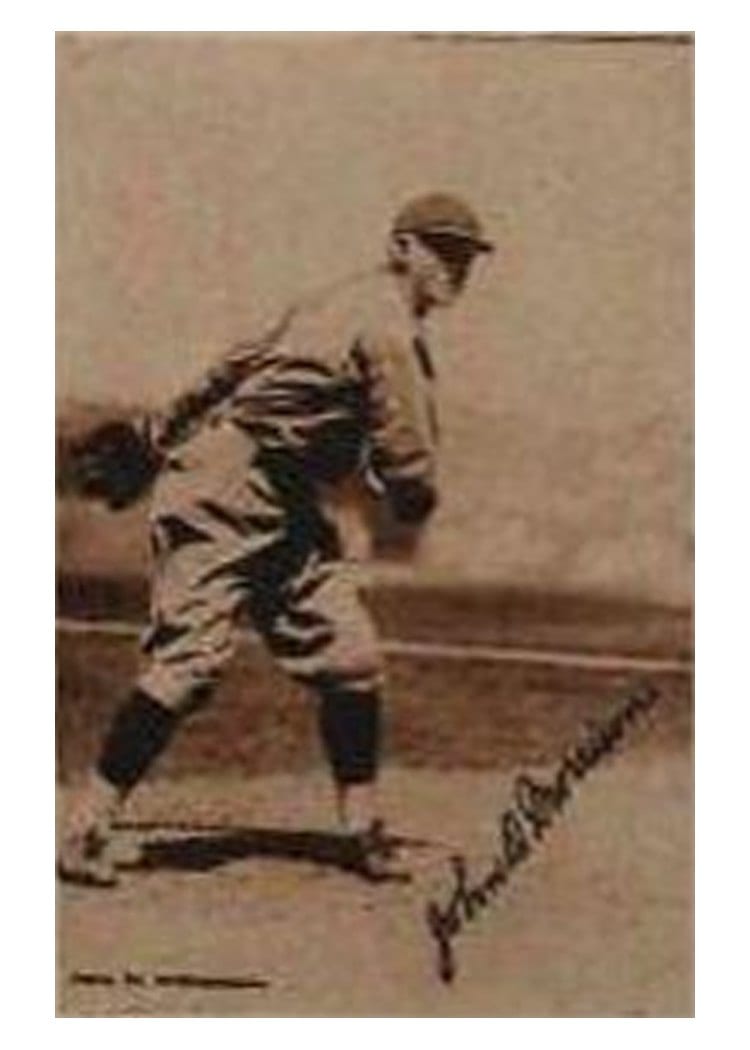 1923 Willard Chocolate John D. Morrison card