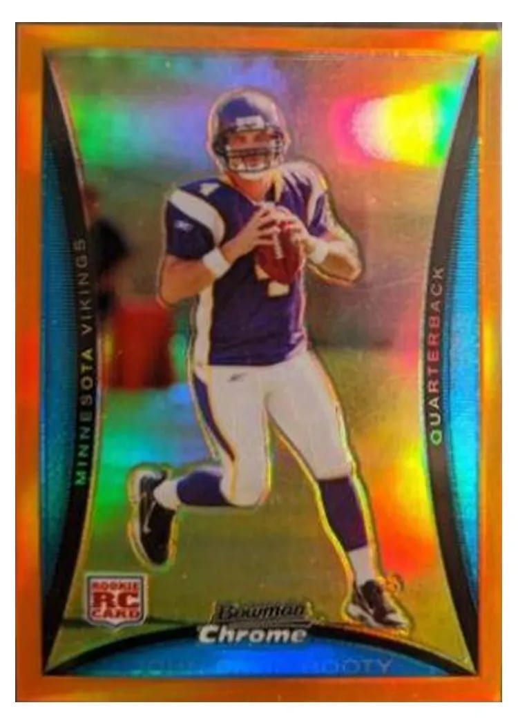 2008 Bowman Chrome John David Booty Orange Refractor #BC56 card