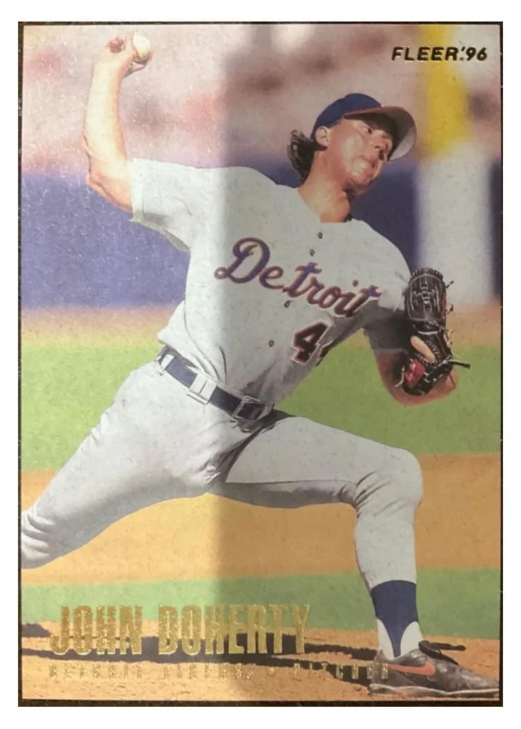 1996 Fleer John Doherty #108 card