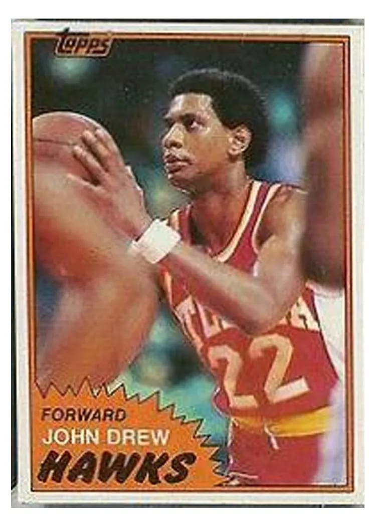 1981 Topps John Drew #1 card