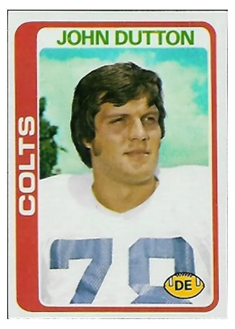 1978 Topps John Dutton #280 card