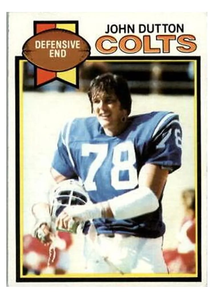 1979 Topps John Dutton #355 card