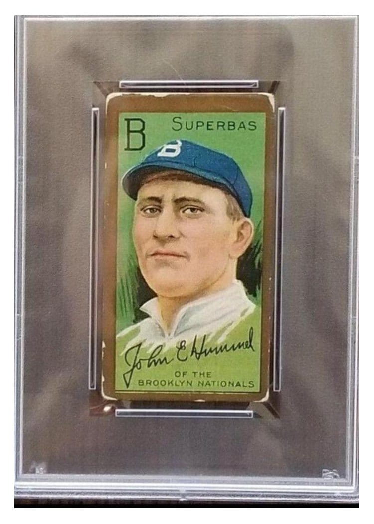 1911 T205 Gold Border John E. Hummell card