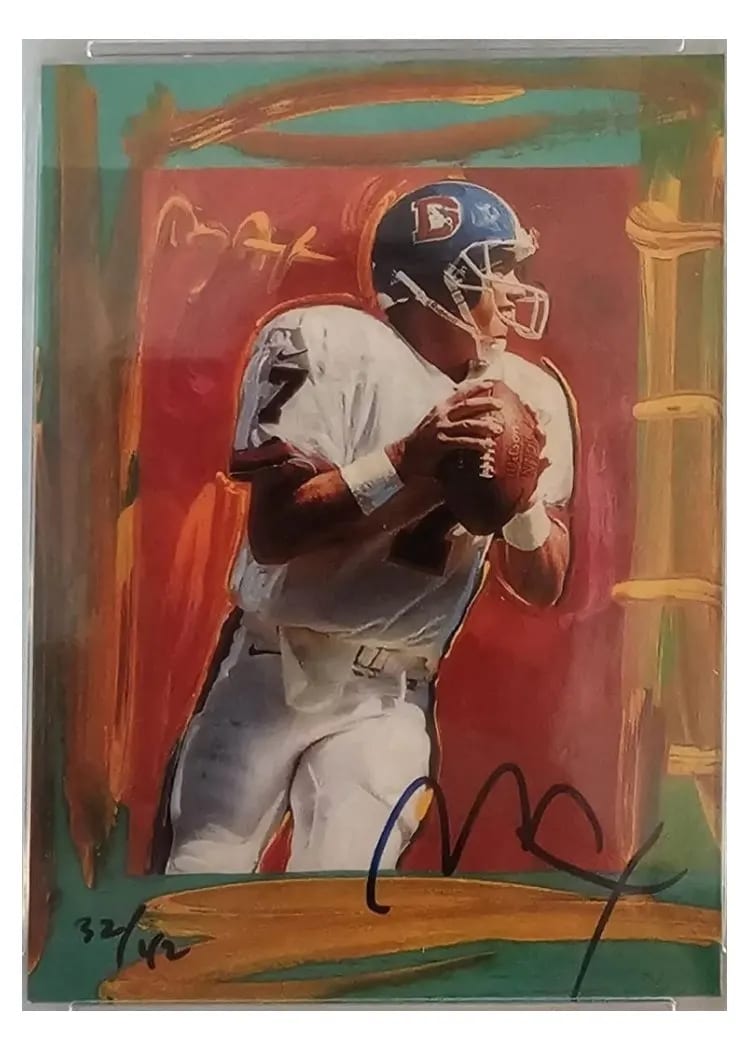 1997 Topps Gallery Peter Max John Elway #PM4 card