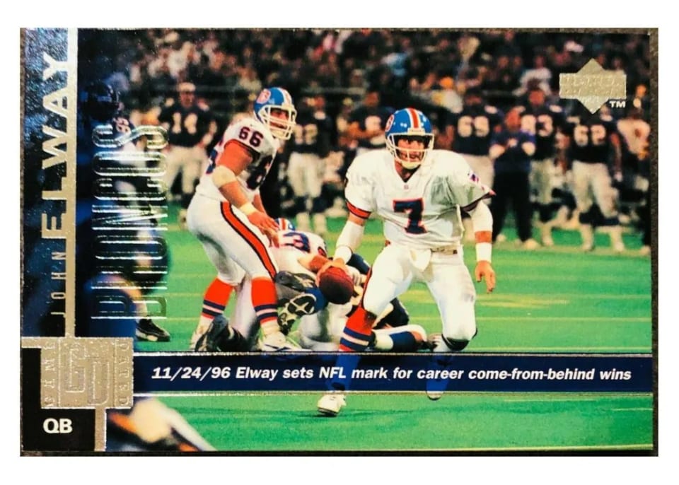 1997 Upper Deck John Elway #81 card