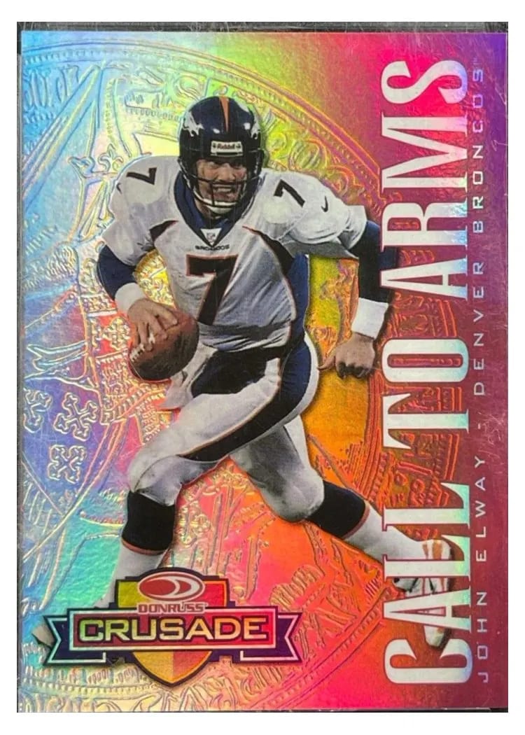 1998 Leaf Rookies & Stars Crusade John Elway #9 card