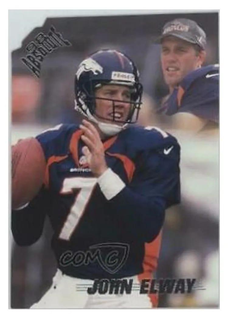 1998 Playoff Absolute John Elway #1 card