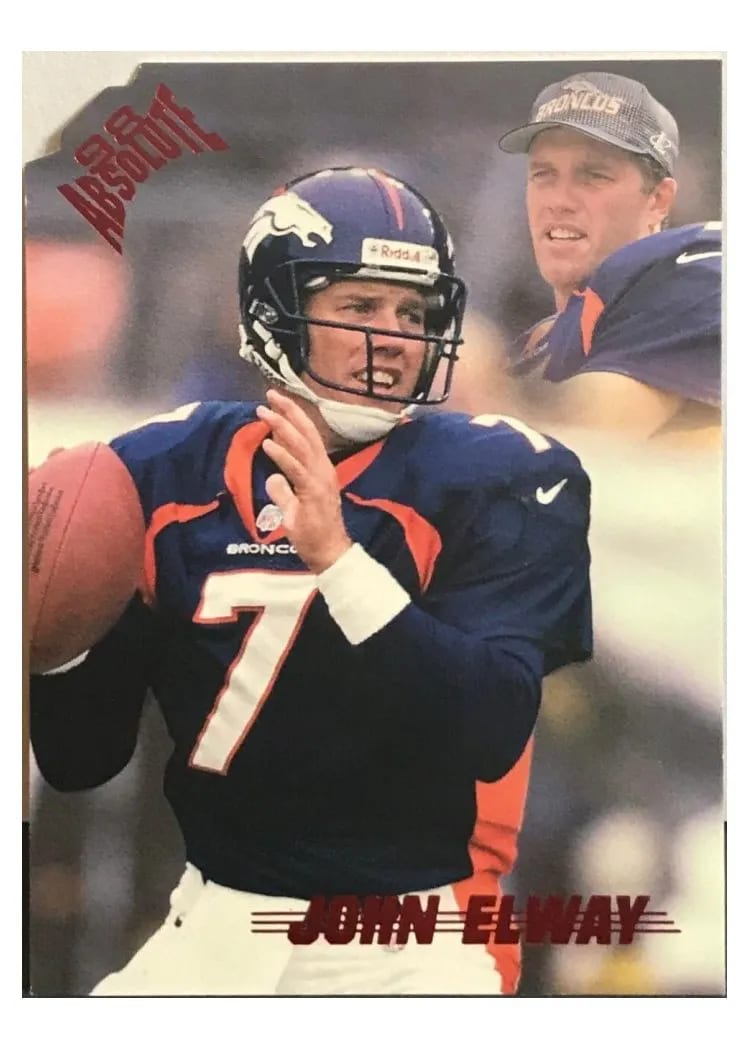 1998 Playoff Absolute John Elway #1 card