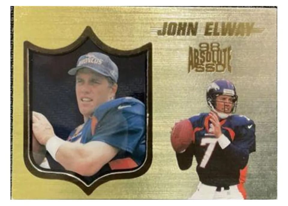 1998 Playoff Absolute John Elway #1 card
