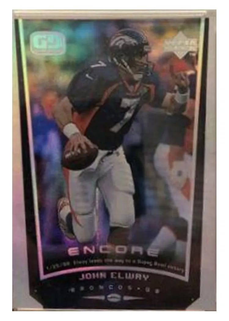 1998 Upper Deck Encore John Elway #62 card