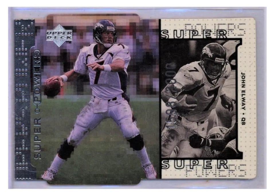 1998 Upper Deck Super Powers John Elway #S7 card