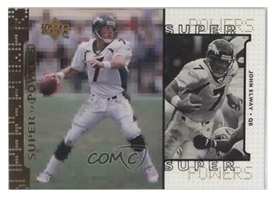 1998 Upper Deck Super Powers John Elway #S7 card
