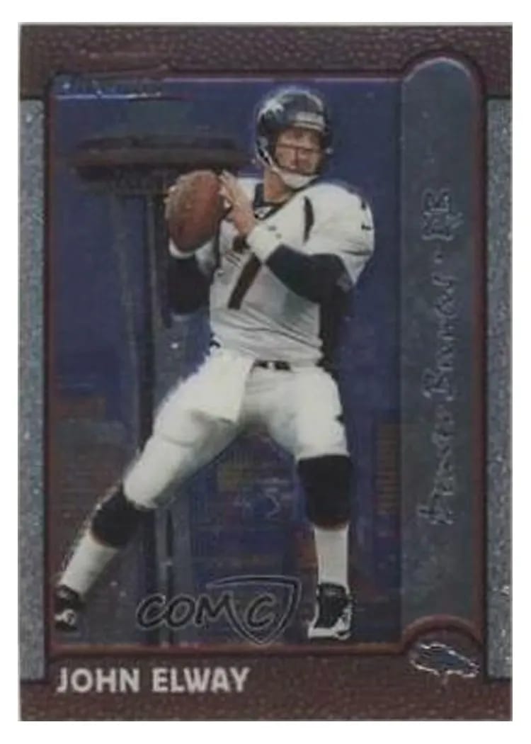 1999 Bowman Chrome John Elway #50 card