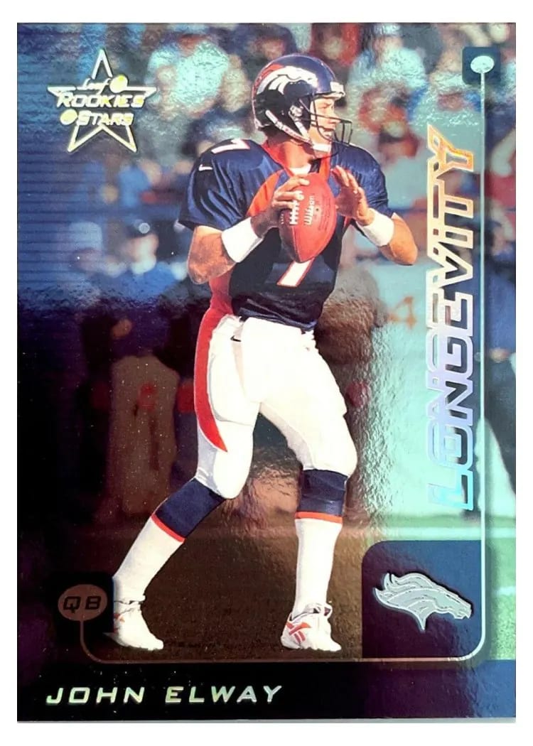 1999 Leaf Rookies & Stars John Elway #61 card