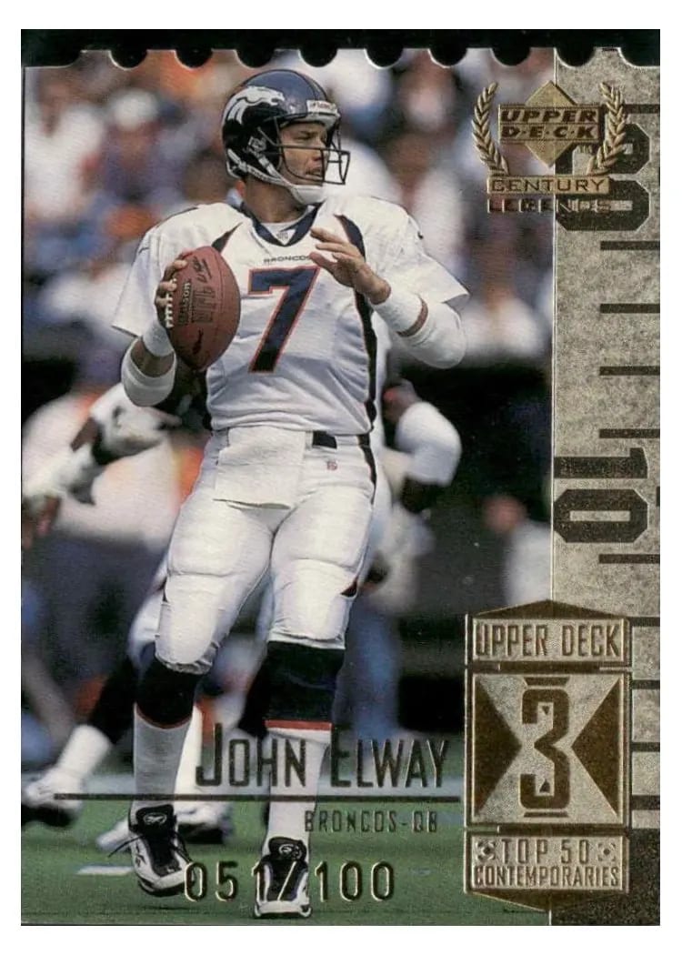 1999 Upper Deck Century Legends John Elway #53 card