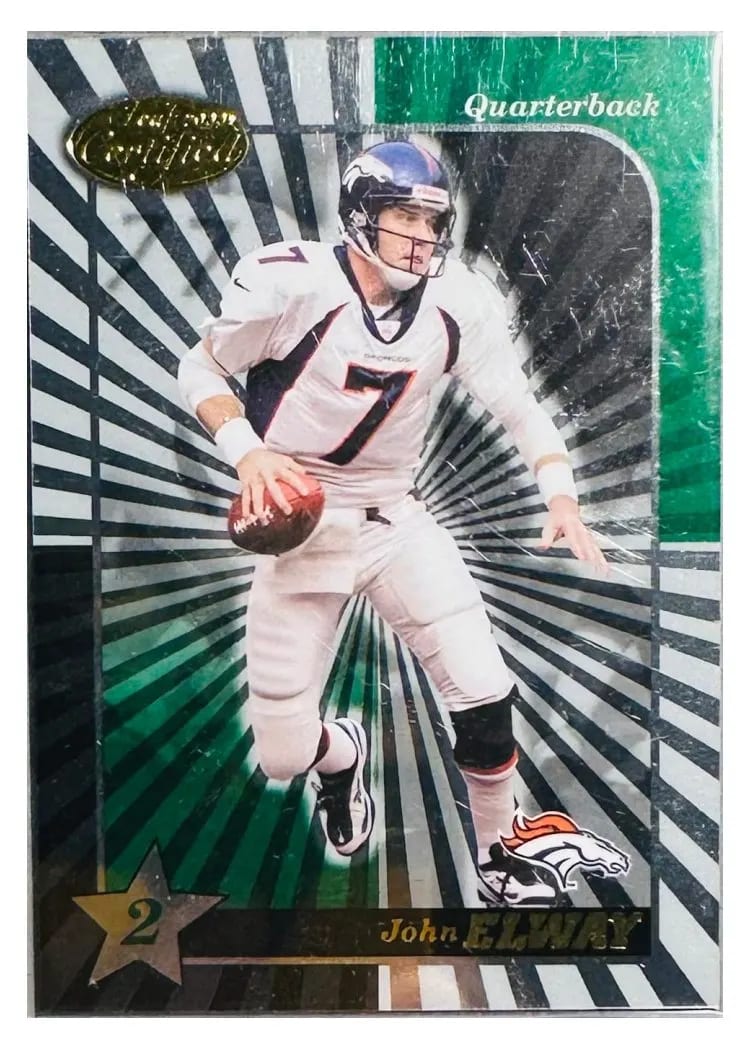 2000 Leaf Certified John Elway #111 card