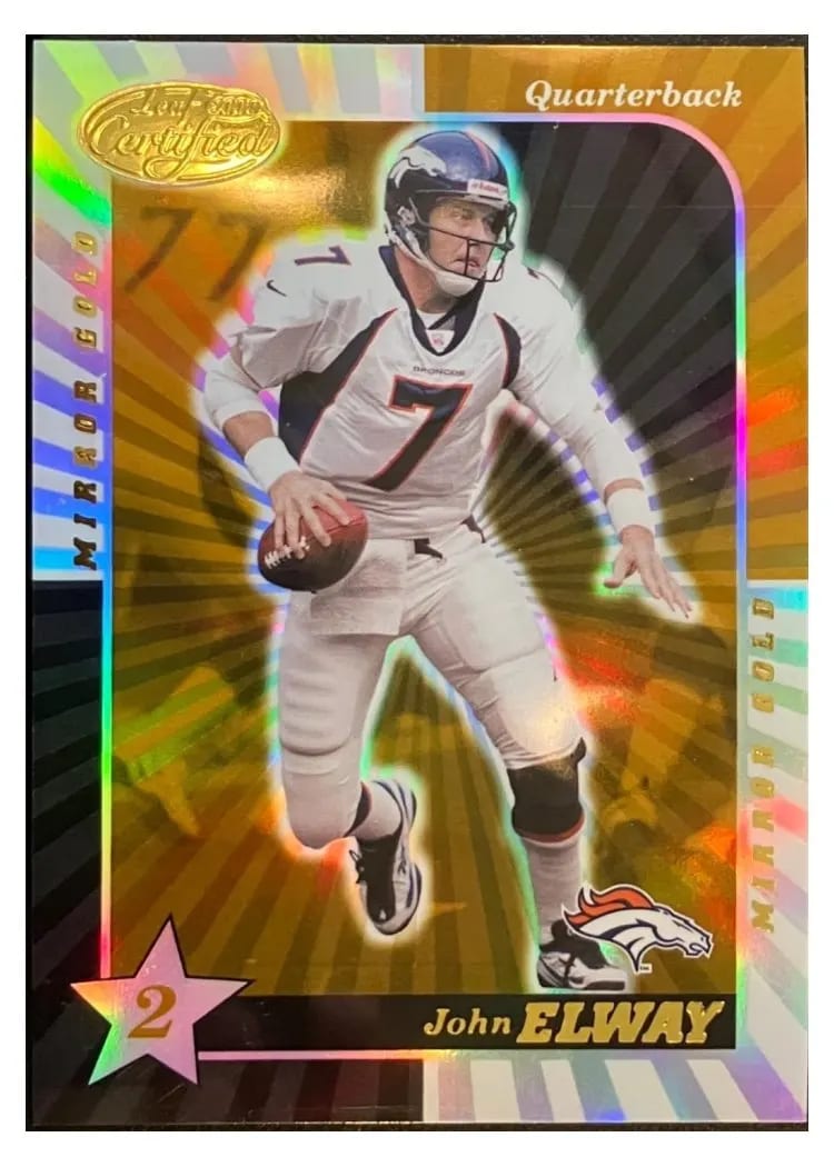 2000 Leaf Certified John Elway #111 card