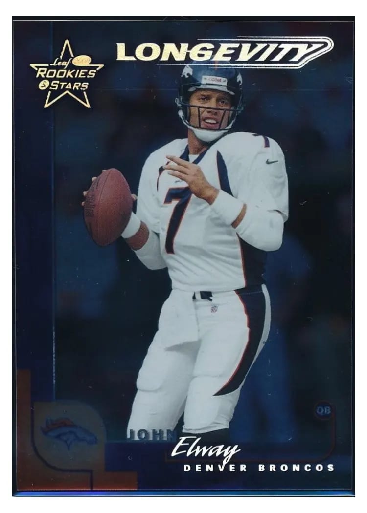 2000 Leaf Rookies & Stars John Elway #27 card