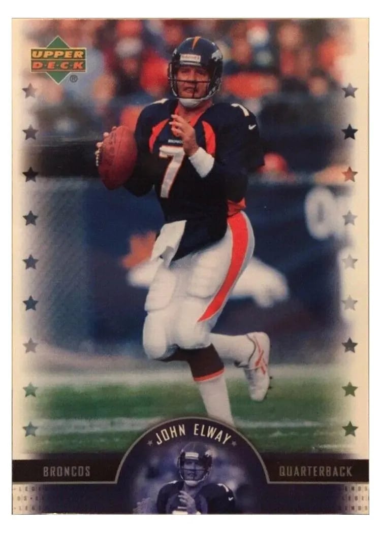 2005 Upper Deck Legends John Elway #93 card