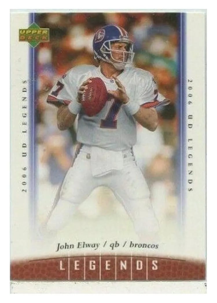 2006 Upper Deck Legends John Elway #2 card