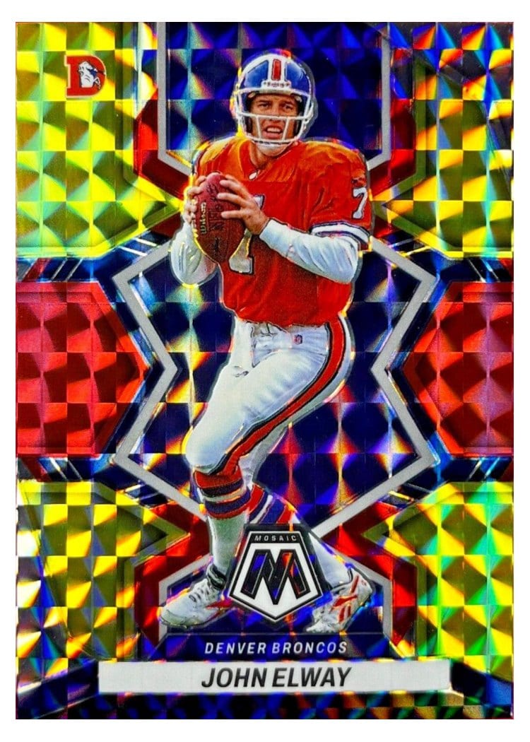 2022 Panini Mosaic Base Set John Elway #63 card