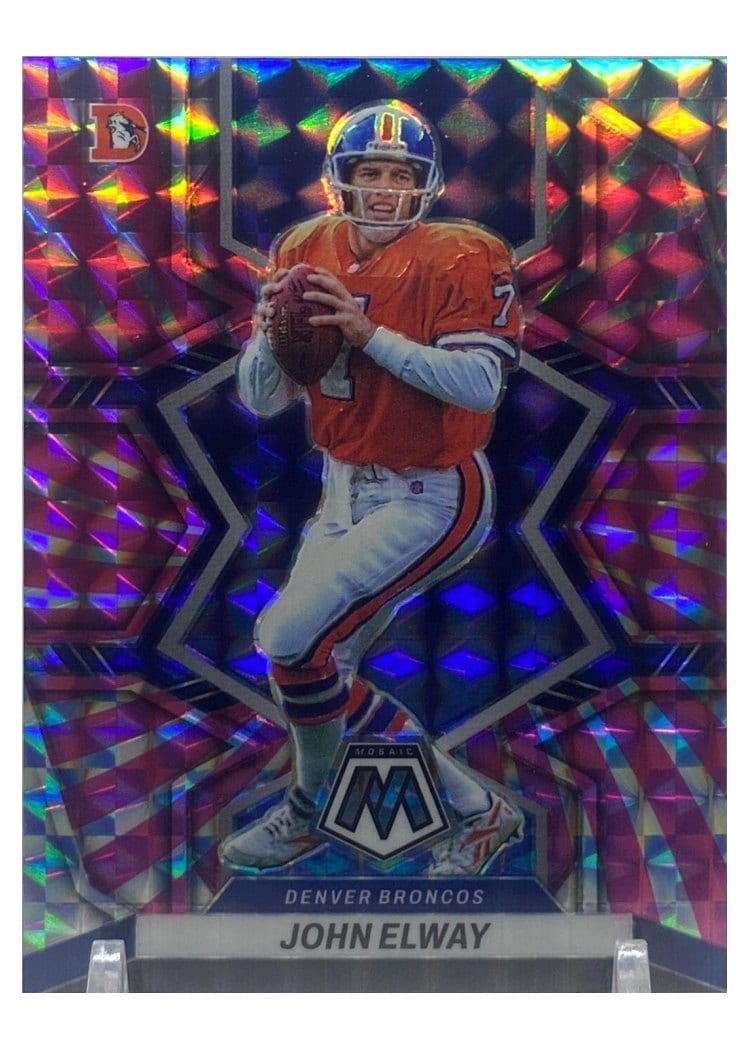 2022 Panini Mosaic Base Set John Elway #63 card