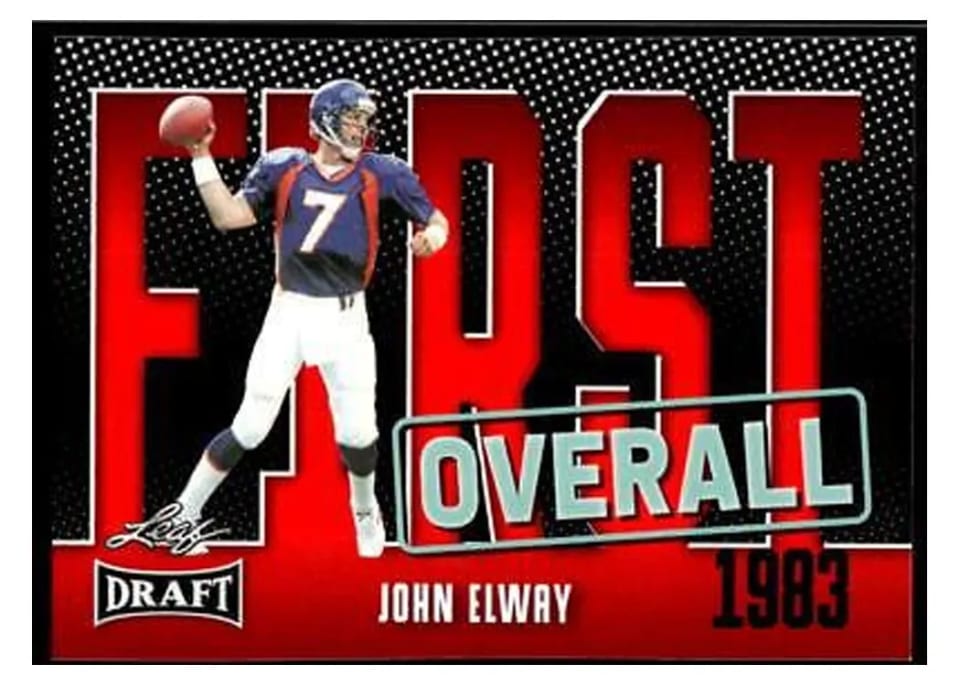 2023 Leaf Draft John Elway #4 card