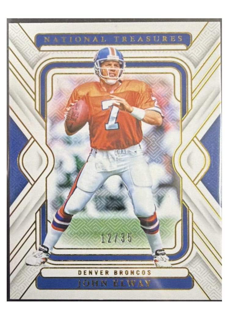 2024 Panini National Treasures Base Set John Elway #32 card